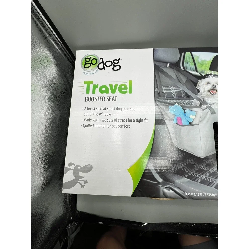 goDog Travel Booster Seat Accessories for Small Pets Travel New